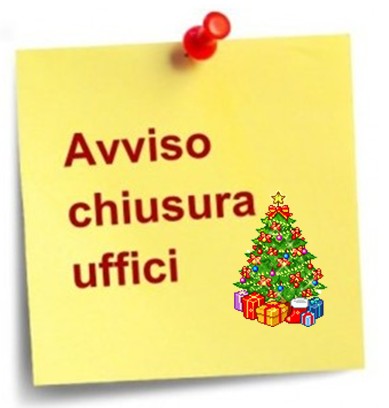 chiusura uffici natale
