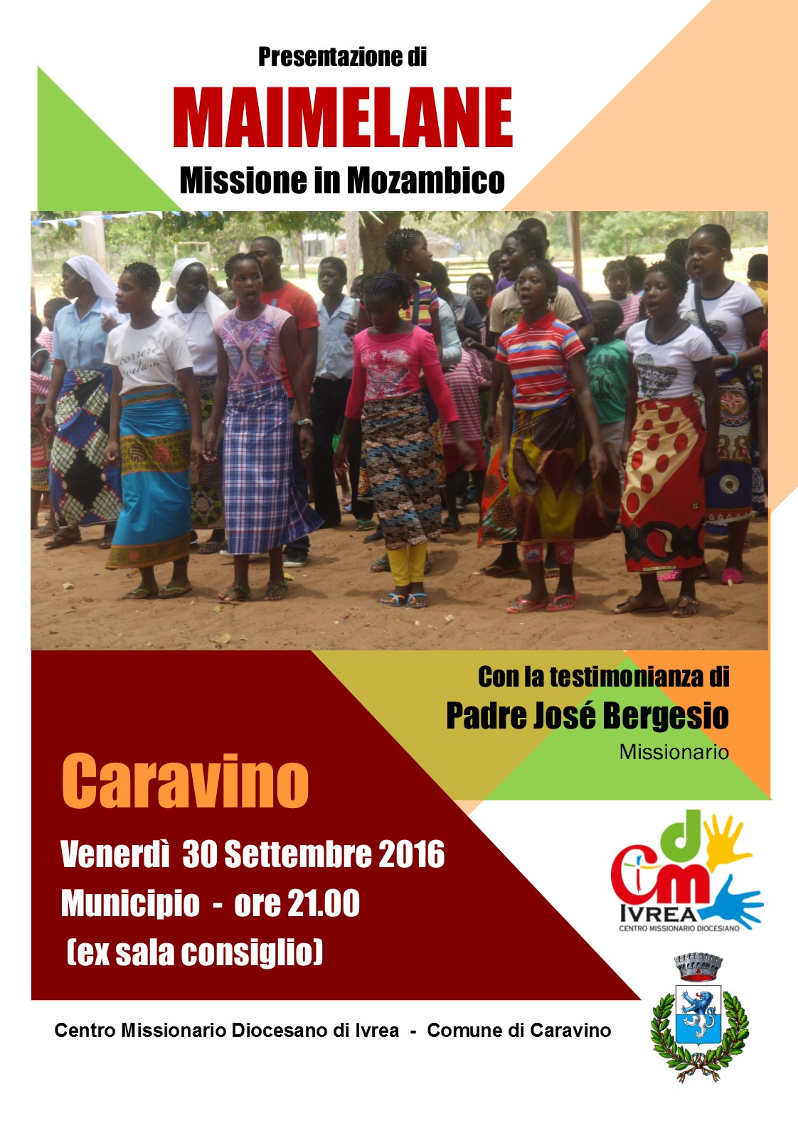 Presentazione Missione -30 settembre 2016 Caravino